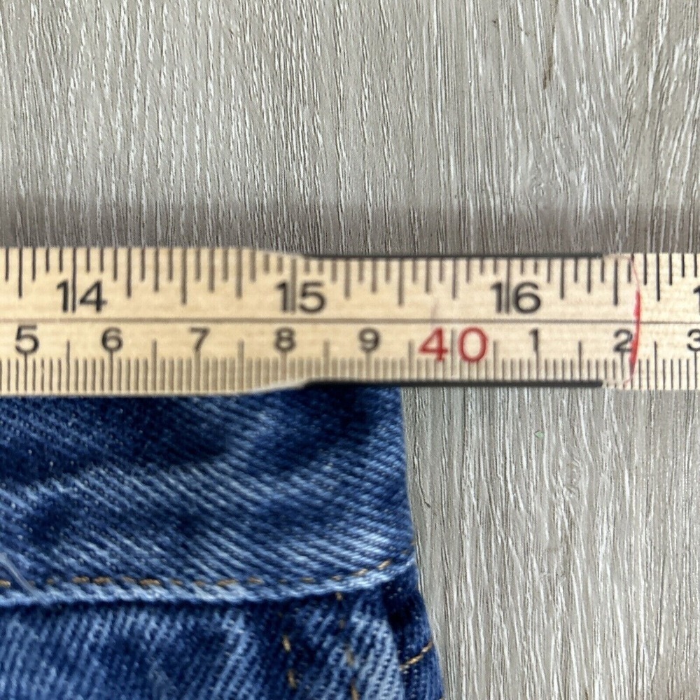 Rustler Men's Jeans 33x30 Blue Denim Straight Leg Regular Fit Workwear Vintage - Picture 10 of 12